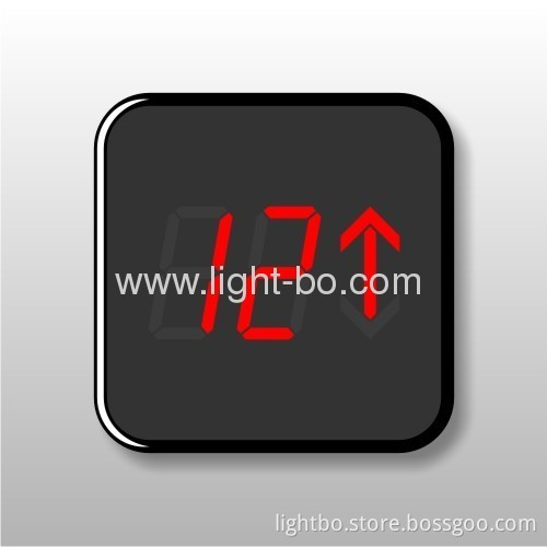0.8" Common Cathode 3 Digit Arrow Led Displays For Elevator Floor Indicators 